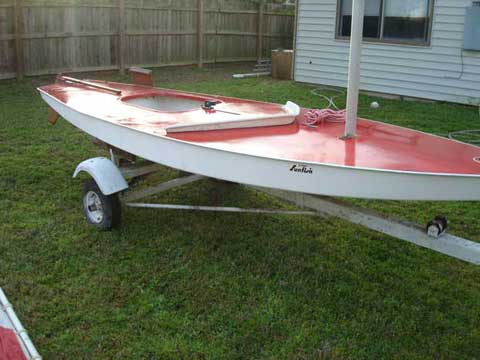 Sunfish, late 60s, College Station, Texas sailboat