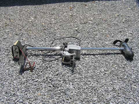 Pfluger trolling motor, Dog River, Mobile Bay, Alabama sailboat