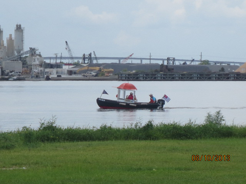 Novelty Tug boat, 14 ft. sailboat