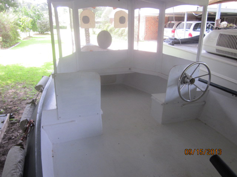 Novelty Tug boat, 14 ft. sailboat