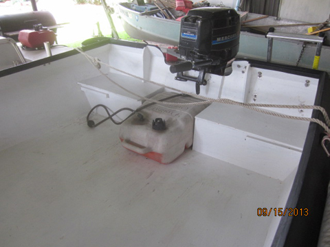 Novelty Tug boat, 14 ft. sailboat