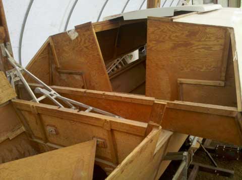 Farrier Trailer Tri 720 trimaran, 24ft sailboat