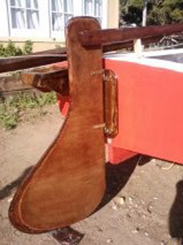 CLASSIC 15 foot wooden sailboat