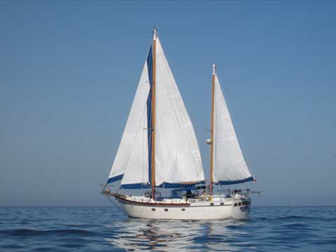 Custom Long-Keel Blue-Water Cruising Yacht sailboat