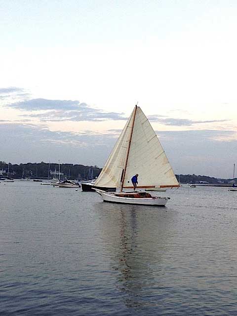 Edmund Cutts designed skipjack, 33ft., 1996, Greenwich, Connecticut sailboat