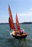 1973 Drascombe Lugger 19 sailboat