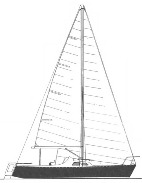 Mirage 20 ft., 1980 sailboat