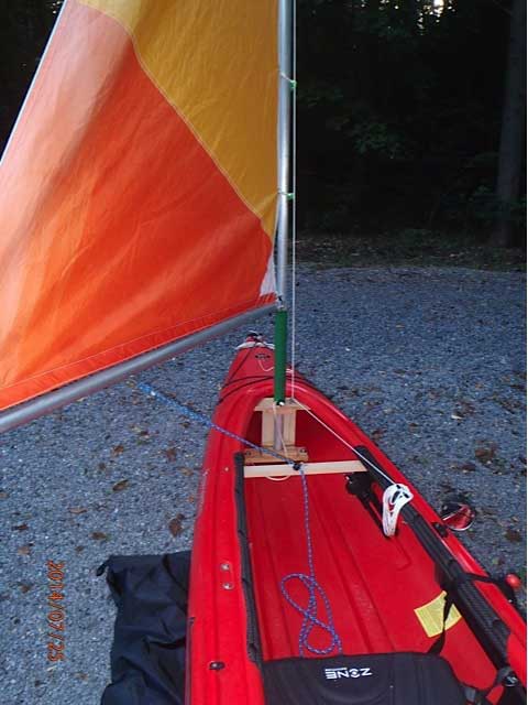 Perception Prodigy 13.5 sailing kayak, 2012 sailboat