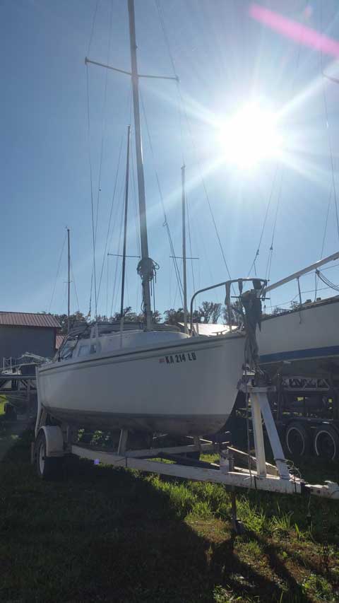 Catalina 22 swing keel, 1985 sailboat
