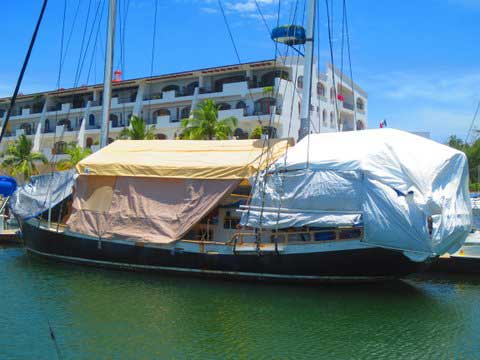 Custom 57' concrete cutter ketch, 1982 sailboat