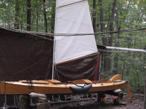 Kayak 4-22 sailboat