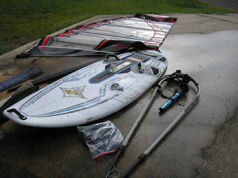 Windsurfer JP Australia brand, Funster 180 Model sailboat