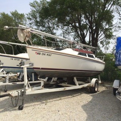 Catalina 22 wing keel, 1989 sailboat