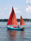 1969 Drascombe Lugger 19 sailboat