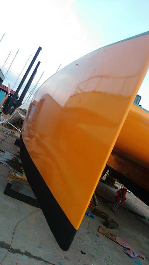 Kurt Hughes Designed, Custom Performance World Cruising Catamaran sailboat