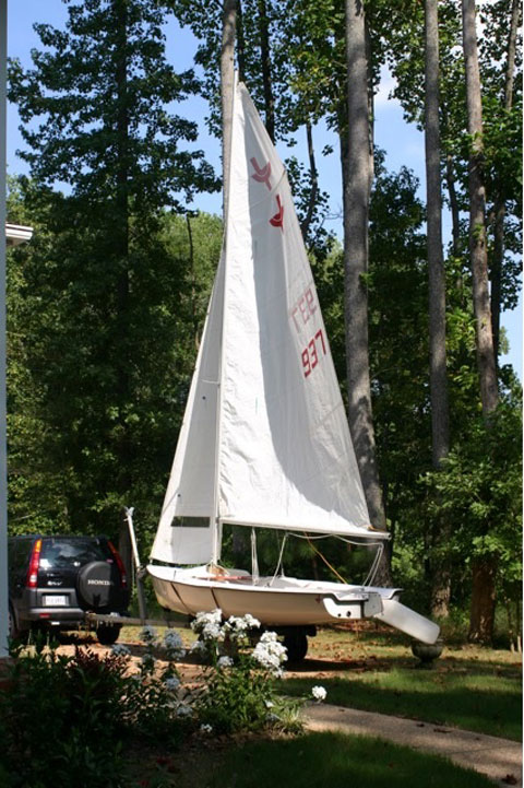 JY 15 Sailboat and Trailer sailboat