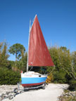 1986 PeepHen 14 sailboat