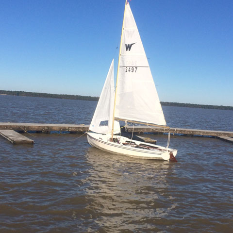 Wayfarer,16 ft., 1974 sailboat