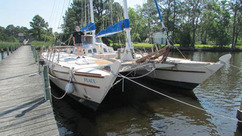 Wharram Tiki 46 Catamaran, 2002 sailboat