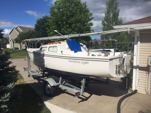 Catalina 22 swing keel, 1984 sailboat