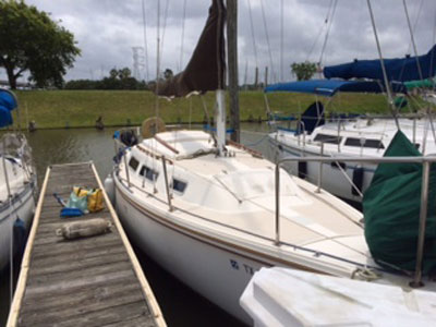 Catalina 25 fin keel, 1984 sailboat