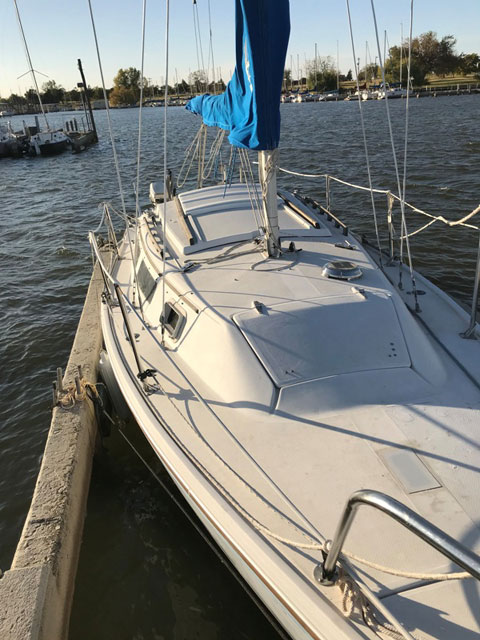 catalina 25 sailboat with trailer for sale