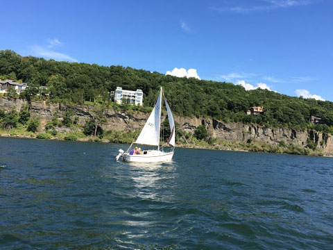 Compac 19' with trailer, 1982 sailboat