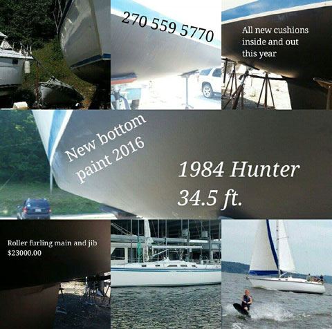 Hunter 34, 1984 sailboat