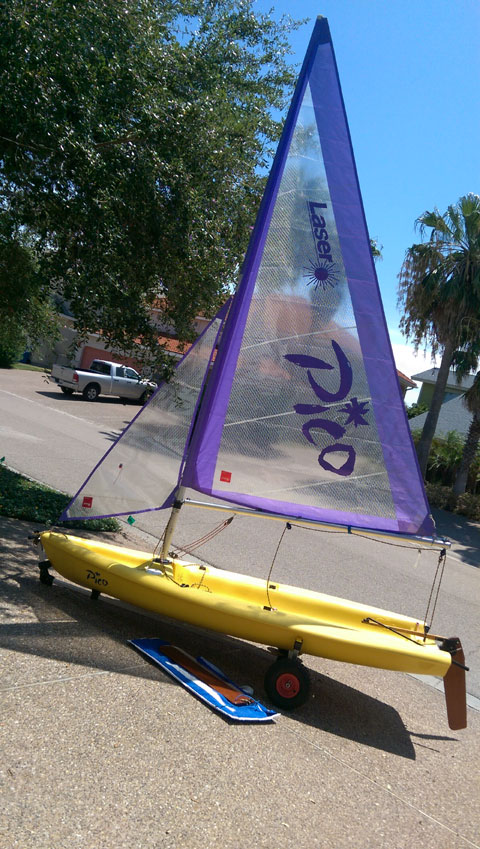 Laser Pico & Seitech Dolly sailboat