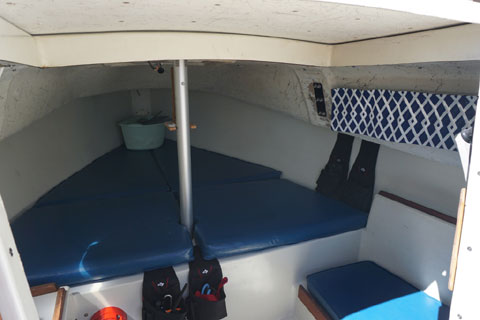 montgomery 17 sailboat interior