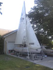 1984 Nickels Lightning 19 sailboat