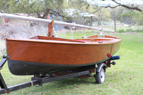 GP Jack Holt design dinghy, early 60s sailboat