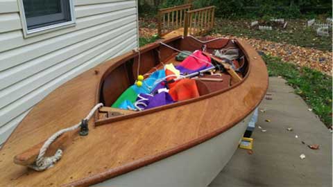 MerryMac with trailer, 2016 sailboat