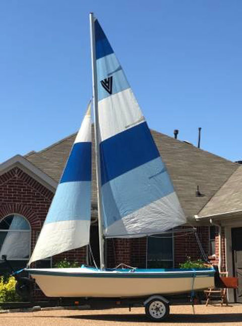 14 ft vagabond sailboat