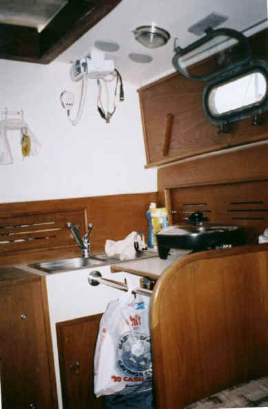 1981 Cape Dory 30, galley