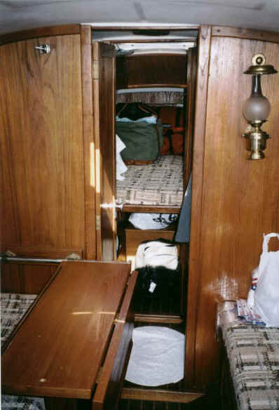 1981 Cape Dory 30, V berth