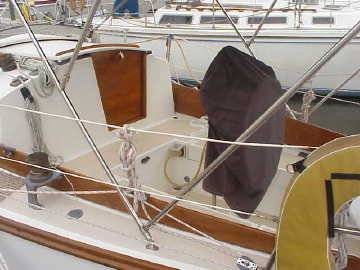 1981 Cape Dory 30, cockpit