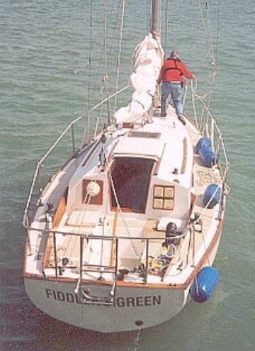 1979 Cape Dory 28, cockpit