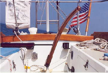 1979 Cape Dory 28, cockpit