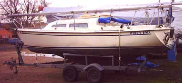 1974 Columbia 23 sailboat