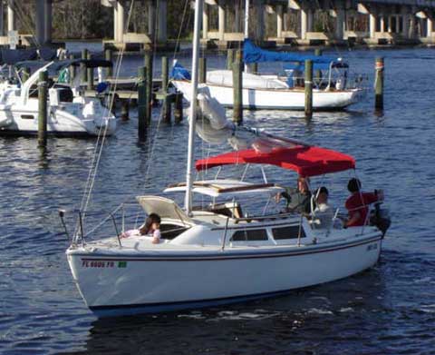 Catalina 22 sailboat