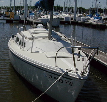 1977 Catalina 22 deck