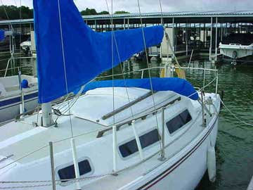 1980 Catalina 25 swing keel sailboat