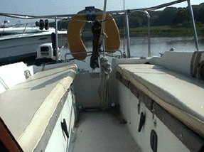 1982 Catalina 25 cockpit