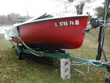 1960's Flying Scot sailboat