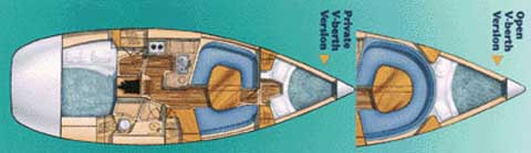 Hunter 336 sailboat