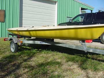 1981 Laser sailboat