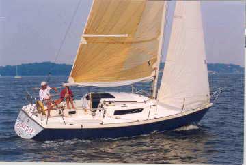 1985 Laser 28 sailboat